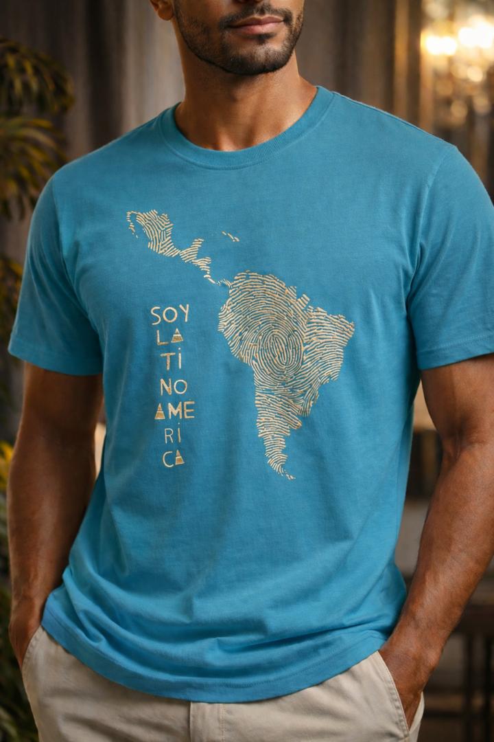 Soy América Latina T-Shirt Teal