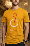 Bicycl Logo T-Shirt Yellow.