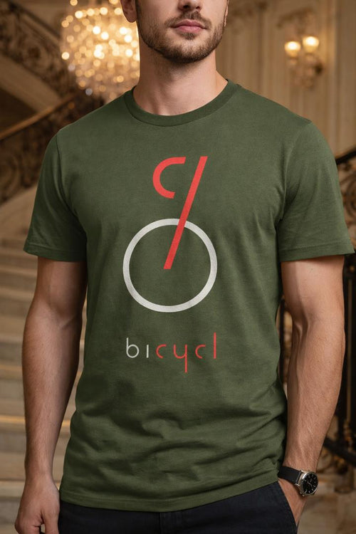 Bicycl Logo T-Shirt Military Green.